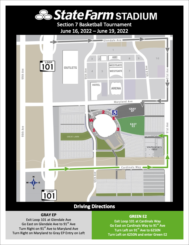 Section Seven Parking Maps